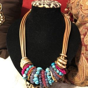 Chico’s fashion colorful necklace